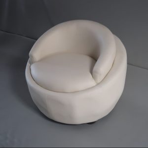 Mebel Surabaya Telur 1 Seater - Pink Bludru